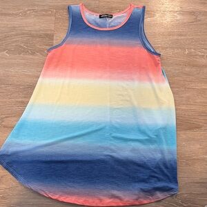 Multicolor Gradient Tank Top